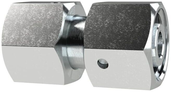 Riegler Raccord droit réglable, Ø ext. tube 16, acier zingué (EGV16SST)
