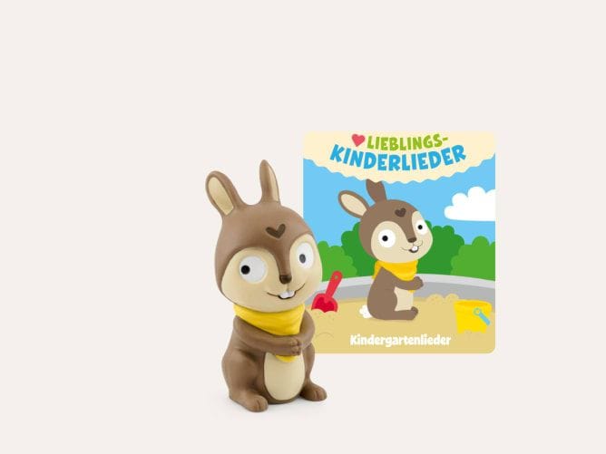 tonies 50 min 11002274 Lieblings-Kinderlieder Kindergartenlieder (Braun, Gelb)