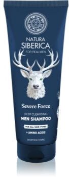 Natura Siberica Arctic Wild Severe Force champô de limpeza para homens 200 ml. Arctic Wild Severe Force