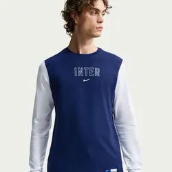 NIKE Inter Mailand Americana Langarmshirt Herren 492 - blue void L