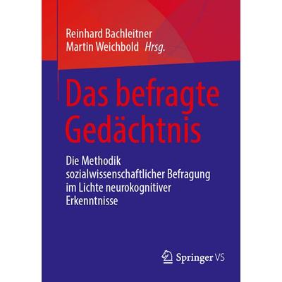 Das befragte Gedächtnis, Taschenbuch von Reinhard Bachleitner, Springer Fachmedien Wiesbaden GmbH, 978-3-658-48431-6