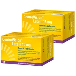 CentroVision Lutein 15 mg Doppelp. 2X90 St
