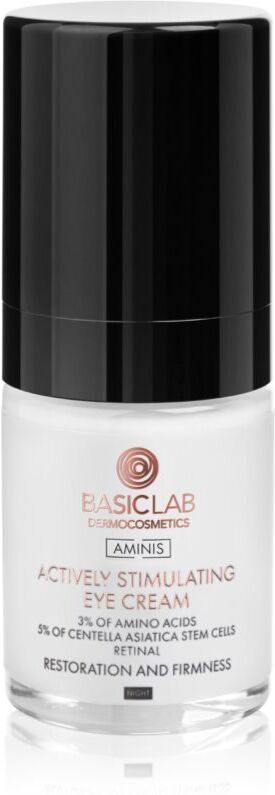 BasicLab Dermocosmetics Aminis Straffende Augenpflege mit Lifting-Effekt für die Nacht 18 ml