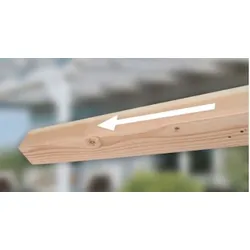 Skan Holz Pfostenverlängerung für Terrassenüberdachung Douglasie