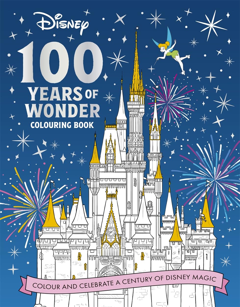 Studio Press Disney 100 Years of Wonder Colouring Book – 100th Anniversary Disney Kids Activity & Colouring Book