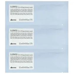 Davines, Haarmaske, Love Smoothing Hair Treatment Cream Mask 12 Pieces 12 Milliliters Each (144 ml)
