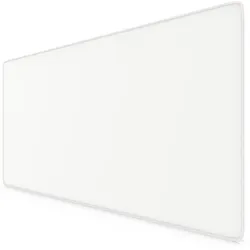 Titanwolf Gaming Mauspad XXL, glattes Stoffgewebe, Speed Mousepad 900 x 400mm große Fläche, weiß