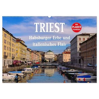 Triest - Habsburger Erbe und italienisches Flair (Wandkalender 2027 DIN A2 quer), CALVENDO Monatskalender
