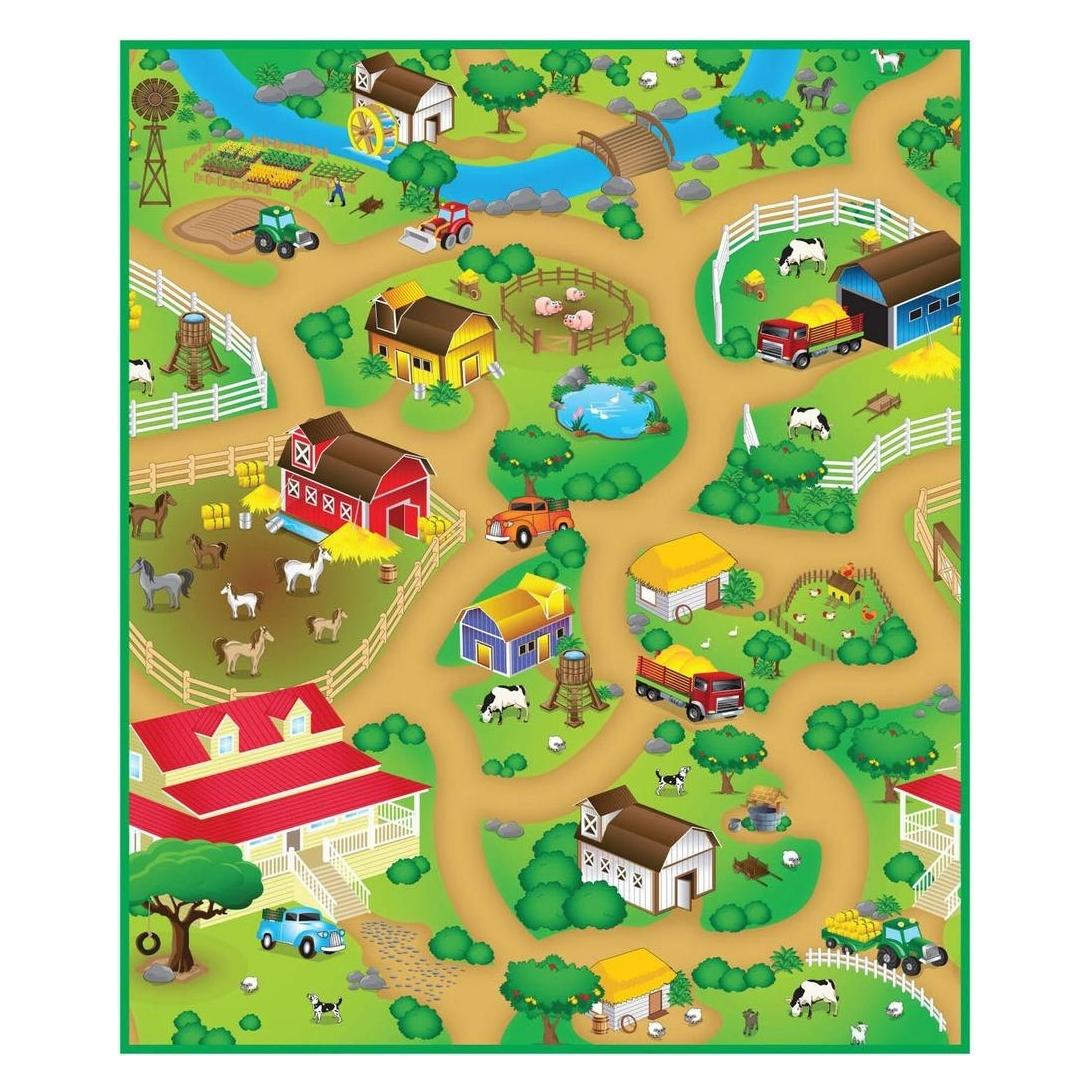 VN Toys Bull - Farm Play Mat (120 cm) (41800) (120 x 90 cm) (41800)