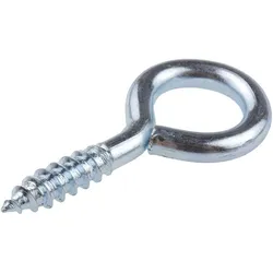RS PRO, Schrauben, Steel Zinc Plated Eye Hook 55x12 mm