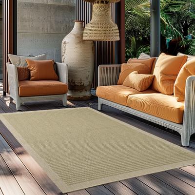 Outdoorteppich AYYILDIZ TEPPICHE "GIZA 1410, auch als Läufer und Rund", grün, B:60cm H:3mm L:100cm, Polypropylen, Teppiche, Outdoorteppich, Läufer, In- und Outdoor, Wetterfest, Wasserabweisend, robust