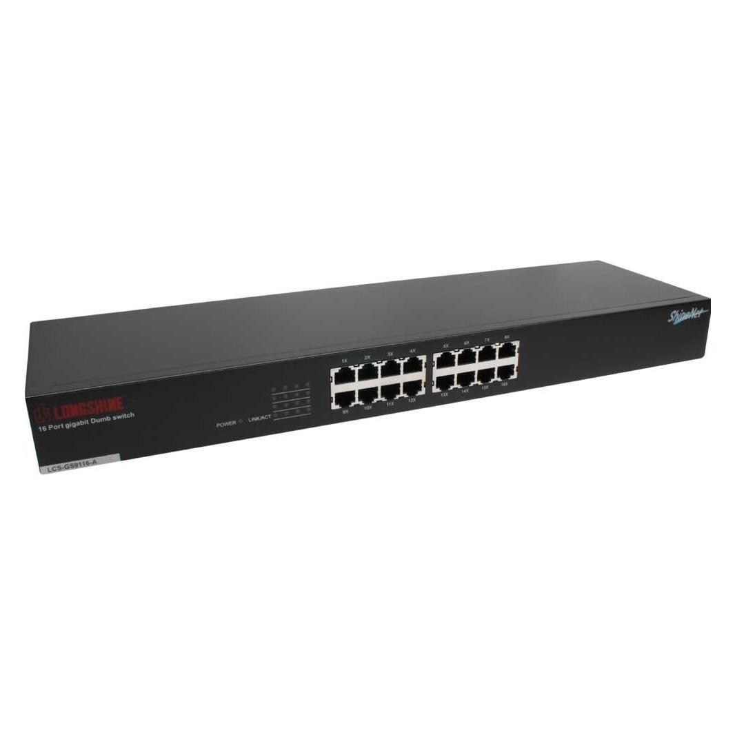 Longshine Switch 16x GE GS9116-A (16 Ports) (LCS-GS9116-A)