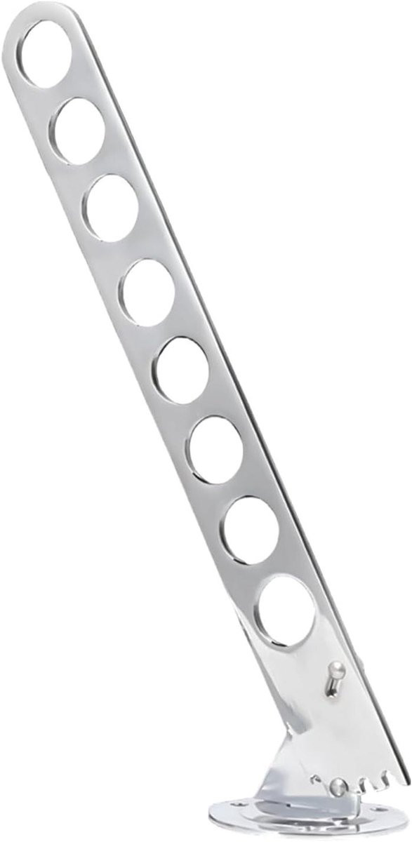 Inklapbaar wandwasrek organizer voor kleding drogen, zilver, Breedte: 35 cm