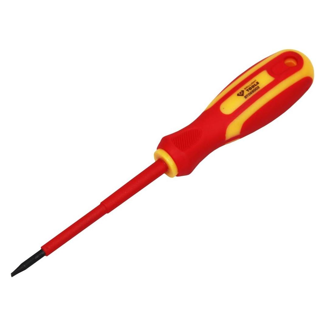 Brilliant Tools VDE Schraubendreher Schlitz 3,0 x 75 mm (Schlitz) (BT068002)