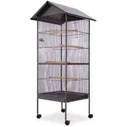 vidaXL Hornhof, Vogelkäfig + Voliere