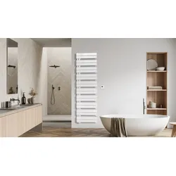Zehnder Design-Heizkörper Roda Duo, 1131 x 550 mm, Edelweiß, elektrisch, rechts, ZRJZ05556700000 ZRJZ05556700000