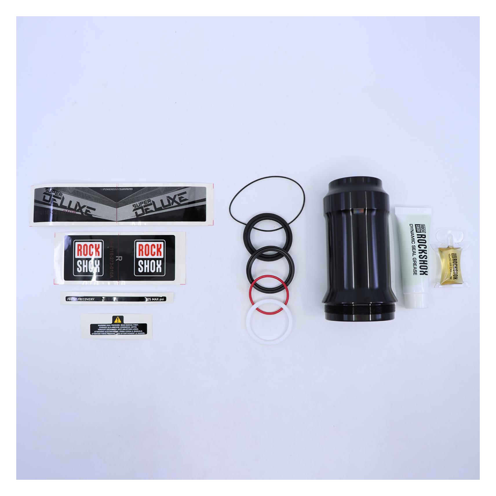RockShox AIR CAN ASSEMBLY - DEBONAIR V2 BLACK 185 (185 mm, 55 mm) (11.4118.059.001)
