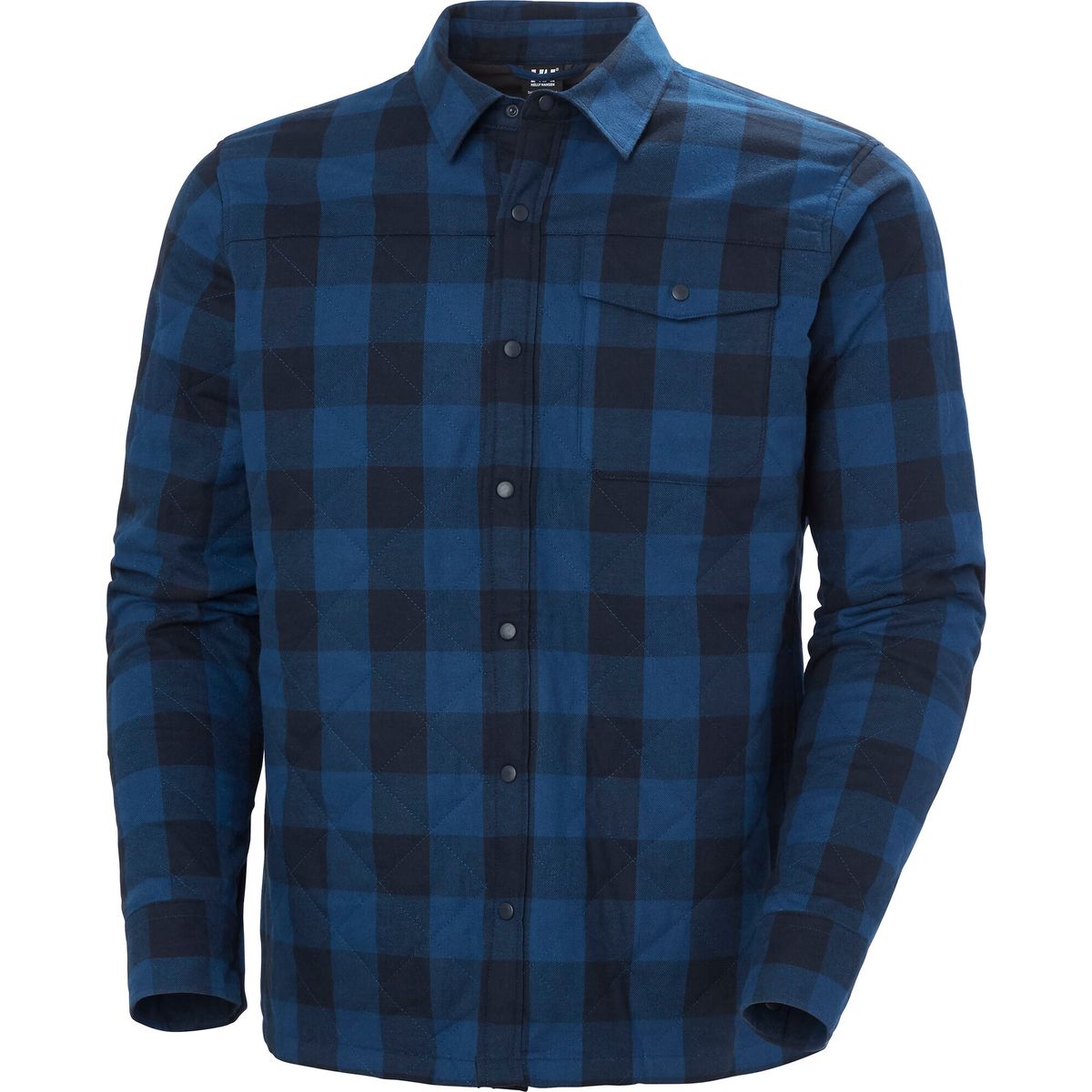 Helly Hansen Men's Isfjord Insulated Shacket dark blue buffalo check (507) XL 63255_507-XL