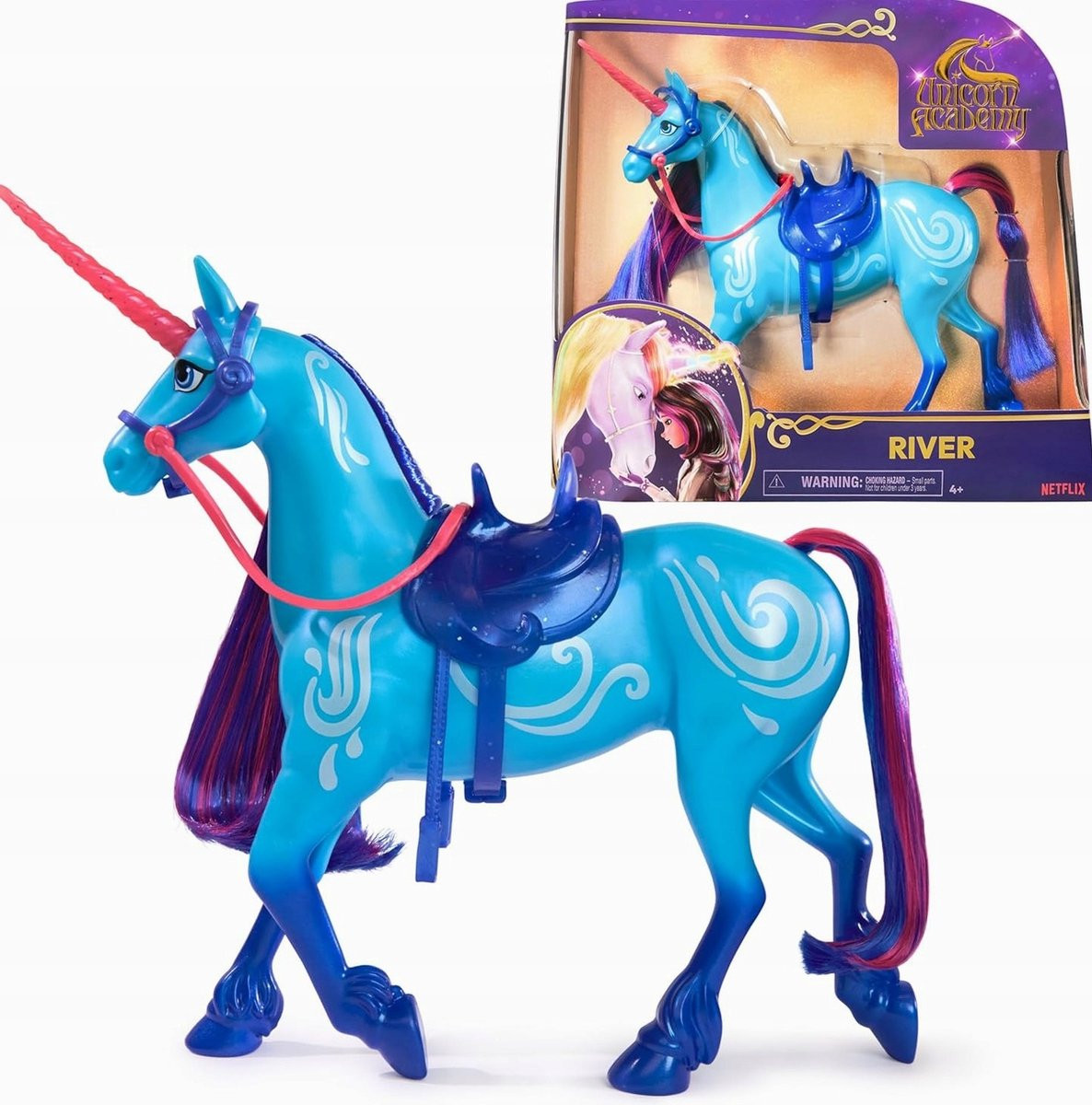 Magische Eenhoorn Figuur 28 cm met Bewegende Hoorn en Accessoires
