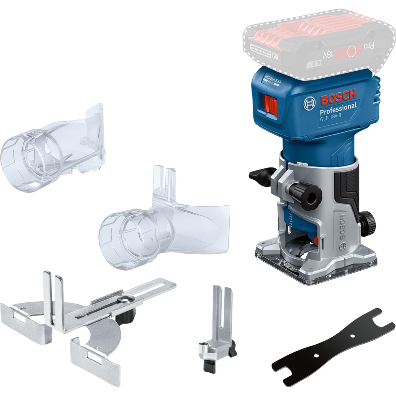 Bosch Professional Accuratefrees GLF 18V-8
