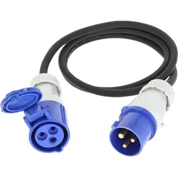 Berger CEE-Verbindungsleitung CEE-Stecker und CEE-Kupplung 1,5 m