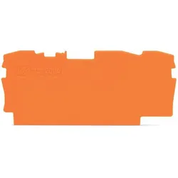 Wago 2004-1392 Abschluss- und Zwischenplatte,1 mm dick,orange 20041392  - 25 Stück