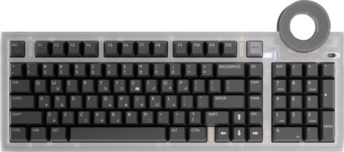 Lenovo Yoga Creative Keyboard USB Tastatur US-Englisch, QWERTY Sturmgrau Integriertes Scrollrad, USB-Hub
