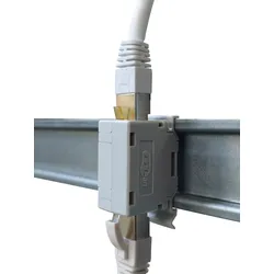 TTL 1310-1 - Durchgangs- / Patchkabelverbinder 2x RJ45 Buchse, Cat.6A, Hutsch