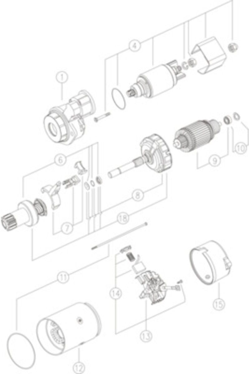 Mahle Starter MS 645