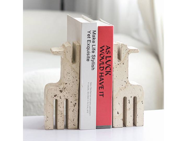 Wabi Sansan Wind B & B étagère d'étude ornement de table créatif amusant Animal wapiti livre fichier livre debout livre par ornement
