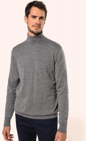 Pullover uomo merino con collo dolcevita Personalizzate o neutre Kariban
