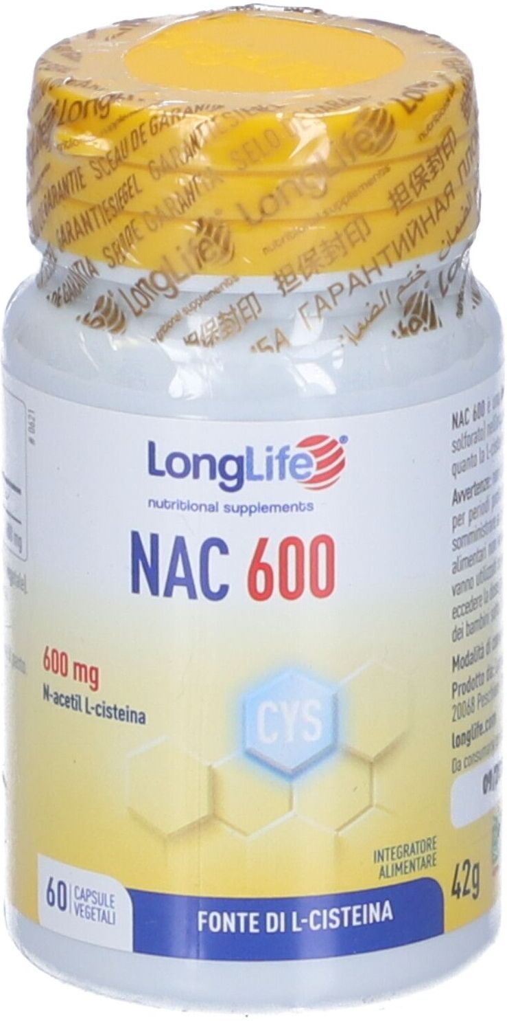 LONGLIFE Srl LongLife NAC 600, 60 capsule