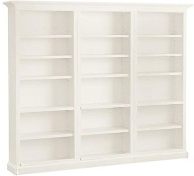 Casa Florentina Josephina 3-Piece Flush Wall Unit - Saturated Snow White - Ballard Designs