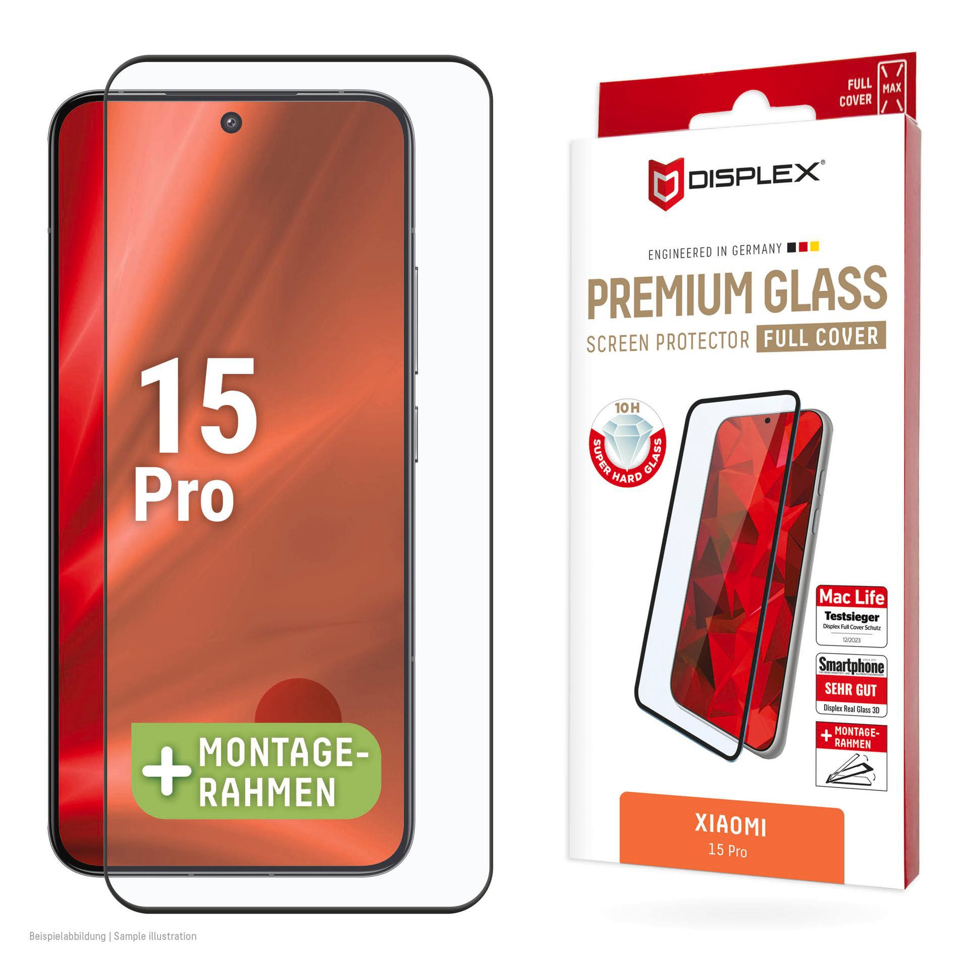 DISPLEX Premium Glass 3D Xiaomi 15 Pro