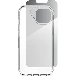 Zagg Luxe Bundle - Schutzhülle und Glas für das iPhone (Apple iPhone 13, Apple iPhone 14, Apple iPhone 15, Apple iPhone 16e, Apple iPhone 17e), Smartphone Hülle, Transparent