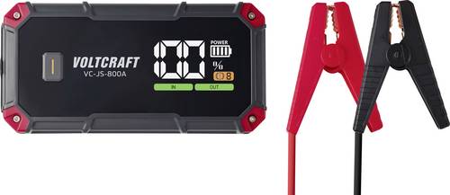 VOLTCRAFT Starthilfegerät VC-JS-800A VC-18218600 Starthilfestrom (12 V)=400A 12 V-Ausgang 1x, USB-Steckdose 2x, Lade- und