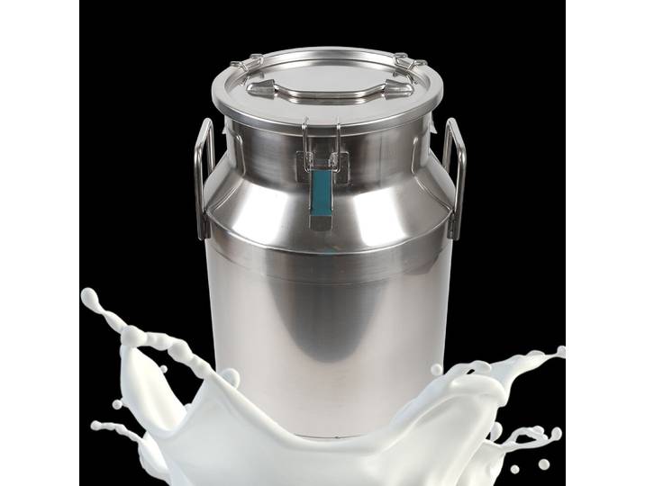 Bidon à lait en acier inoxydable de 30L, seau à vin, bouteille, conteneur de stockage de liquides, neuf