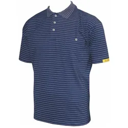 HB Tempex, Arbeitsoberteil, ESD Herren Polo-Shirt CONDUCTEX Cotton Knit navy (L)