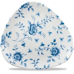 Churchill Super Vitrified Vintage Prints - Rose Chintz Prague Platte Dreieckig 22,9cm, 12 Stück - Prag Rose Chintz Dreieck