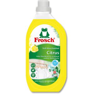 Frosch Waschmittel Citrus, Bio, Vollwaschmittel, flüssig, ökologisch, mikroplastikfrei, 1,44L, Waschladungen 25
