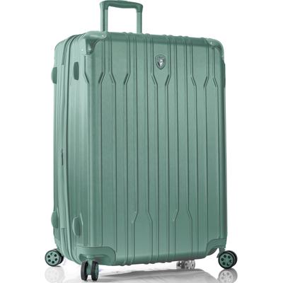 Hartschalen-Trolley HEYS "Xtrak, in verschiedenen Farben und Größen", Gr. B/H/T: 53cm x 76cm x 30cm 127 l, grün (midnight grün), Polycarbonat-Verbundwerkstoff, festlich, Koffer, Heys Handgepäck-Koffer TSA Schloss Volumenerweiterung