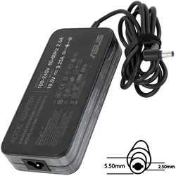 ASUS orig. adaptÃr 19. 3PIN W CORE vÄ. Å¡Åˆury (180 W), Notebook Netzteil, Schwarz