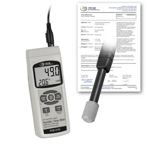 PCE Instruments PCE-313 S-ICA Thermo-/Hygro Datenlogger Grau PCE-313 S-ICA