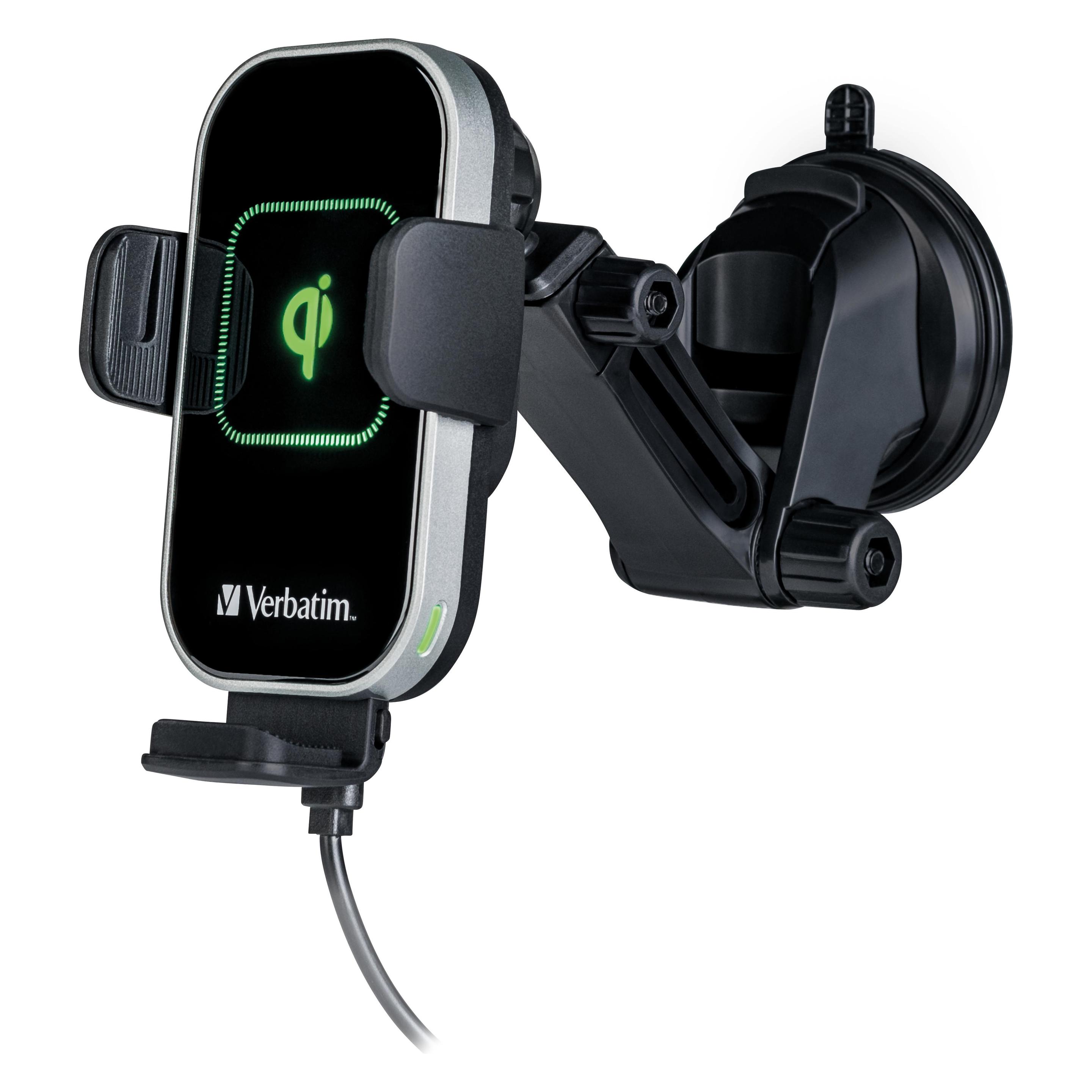 Verbatim Fast Qi Fast Wireless Car Charger USB-C 15W FWC-03 Pro (49554)