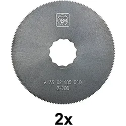 Fein Super Cut 2er Pack Blech HSS Sägeblatt Kreisform Ø 80mm