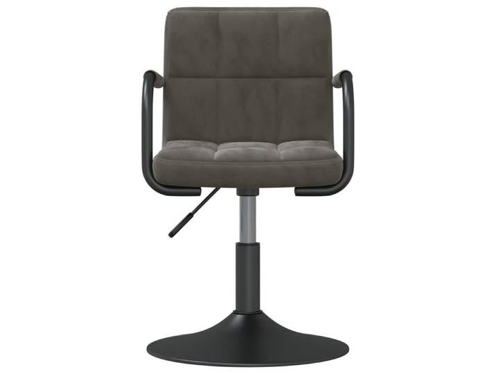 Bon plan  Tabouret de bar - JILI HOT - Tabouret de Petit-déjeuner - Gris foncé Velours - 48x47x(71-85 5)cm - Salle à