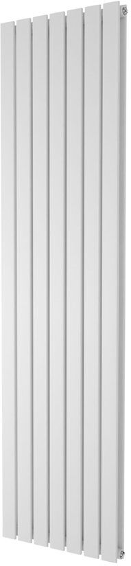 White Stone Peter Vertical Flat Double Panel Radiator White 1800mm H x 475mm W