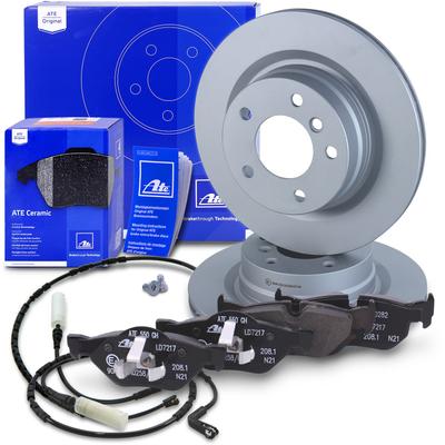 Ate Bremsscheiben +Ceramic Bremsbeläge +Warnkontakte hinten [Hersteller-Nr. 40668230] für BMW