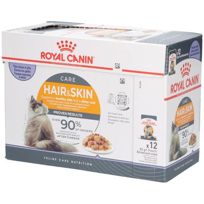 Royal Canin FCN Hair & Skin IN Jelly 85g x 12 12x85 g Futter