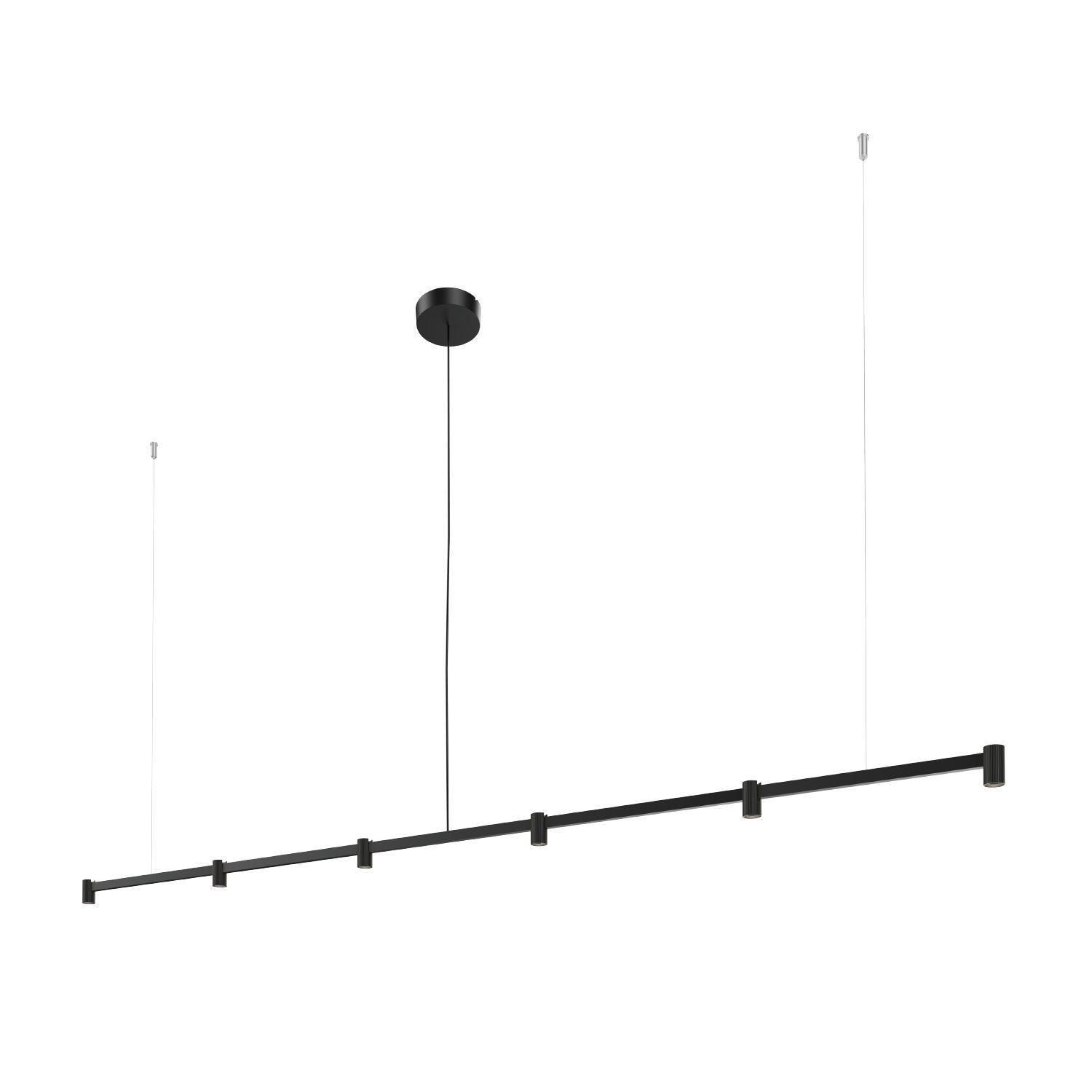 Wever & Ducré LED-Pendelleuchte TRACE CHANDELIER CEILING SUSP 2.0 - 2700K B schwarz 253664B3 5404037321940